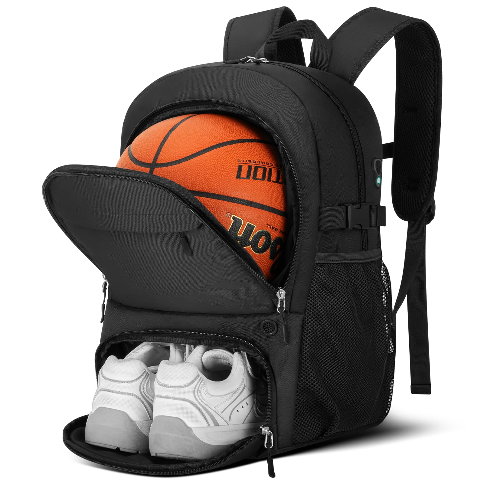 OCKLILY Basketball Backpack - Large Basketball Equipment Bag with